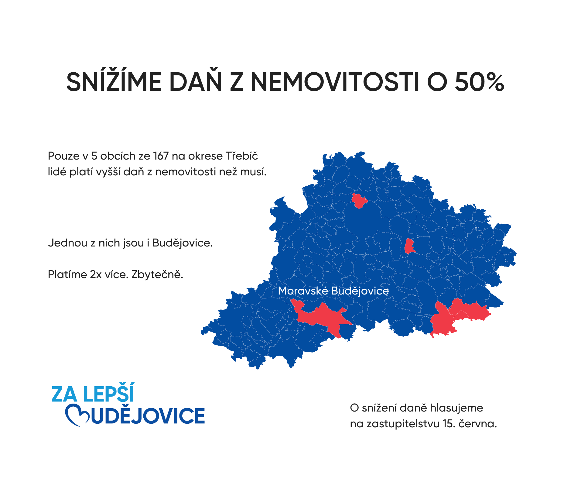 Navrhujeme snížení daně z nemovitosti